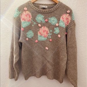 Vintage Rosebud Sweater